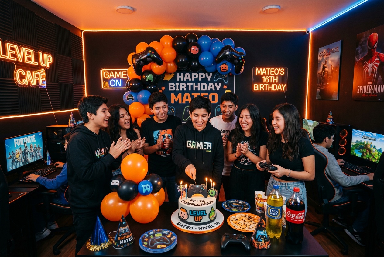 Cumpleaños gaming Lima