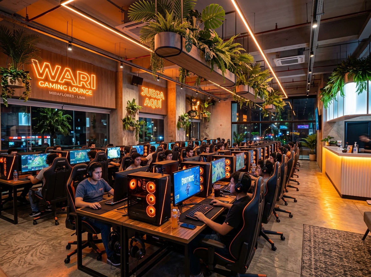 Gaming area Gaming Cafe Lima