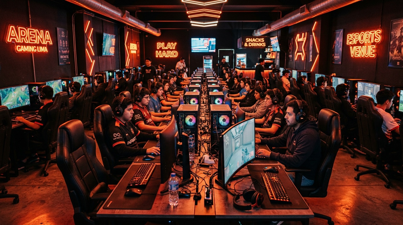 Gaming Cafe Lima interior